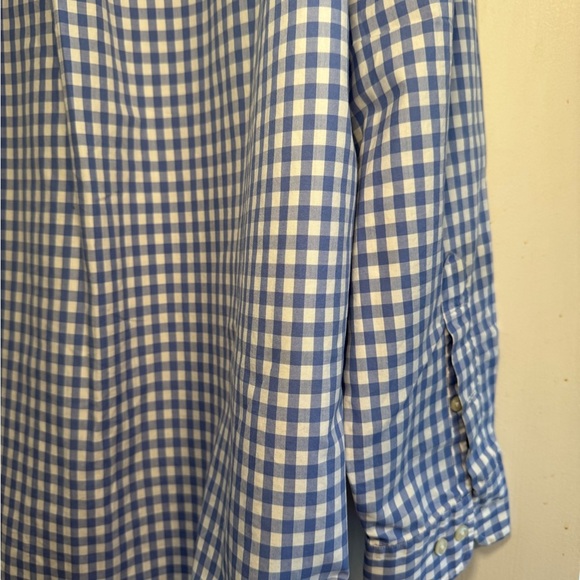 Ralph Lauren Men’s Blue & White Checkered Long Sleeve Button Down Shirt Size L - Picture 13 of 14
